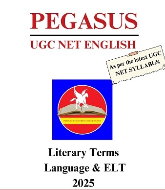 Literary Terms Language & ELT 2025 Book for UGC NET by Pegasus